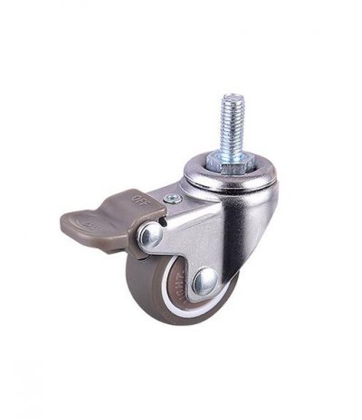 3" TPR Caster